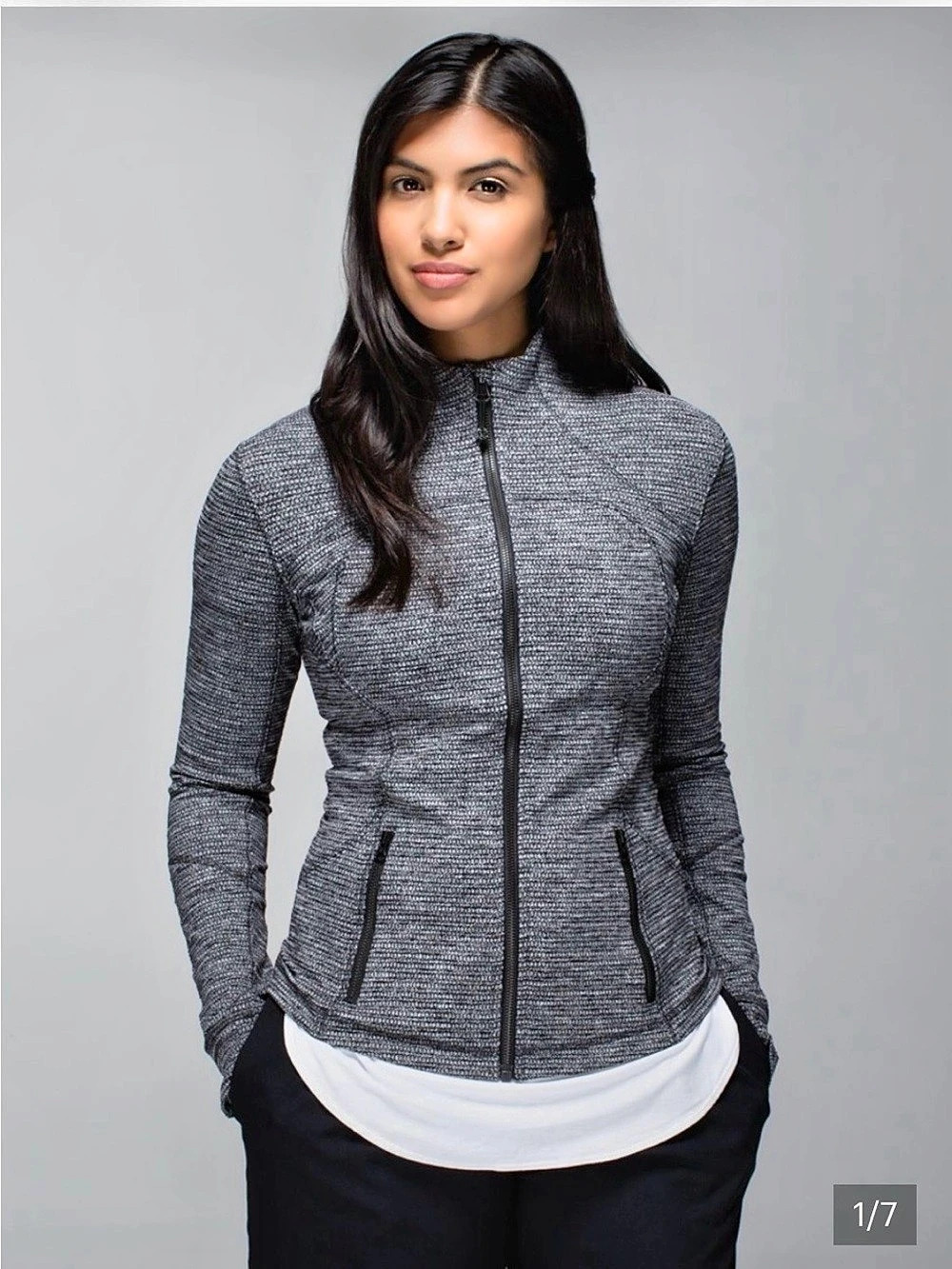 lululemon Define Jacket Women's Gray Full-Zip Jacket Size 8